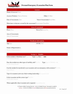 emergency procedures quick reference guide template